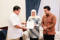 Ketua Umum Partai Gerindra, Prabowo Subianto mendukung pasangan Khofifah Indar Parawansa - Emil Elistianto dalam Pemilihan Gubernur Jawa Timur (Jatim) di Pilkada 2024. (Instagram.com/@
emildardak)