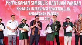 Kegiatan Intervensi Pengendalian Kerawanan Pangan. (Dok. Tim Komunikasi Bapanas)

