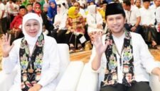 Pasangan Calon (Paslon) Gubernur dan Wakil Gubernur Jawa Timur nomor urut 2 Khofifah Indar Parawansa-Emil Elestianto Dardak. (Instagram.com @khofifah.ip)

