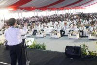 Menteri Pertanian Andi Amran Sulaiman mendapat apresiasi tinggi oleh Wakil Gubernur Jawa Timur Emil Elestianto Dardak atas kinerja sasembada pangan Kementan. (Dok. Kementerian Pertanian)